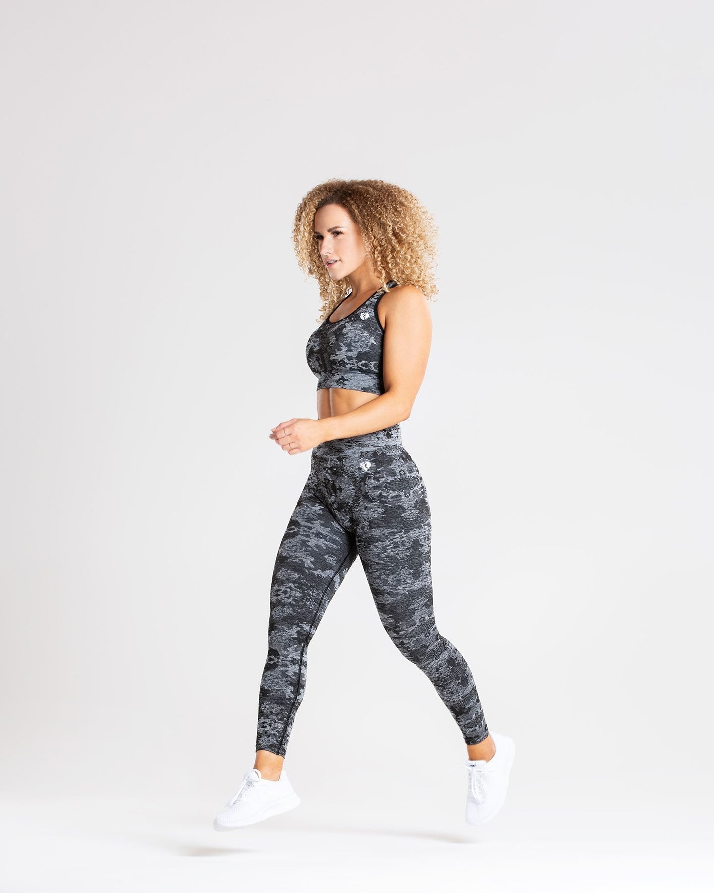 Camo Seamless Leggings | Black