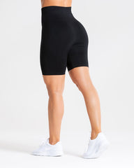 Power Seamless Cycling Shorts | Black