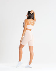 Power Seamless Cycling Shorts | Nude