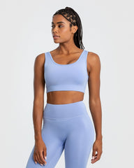 Essential Sports Bra | Powder Blue