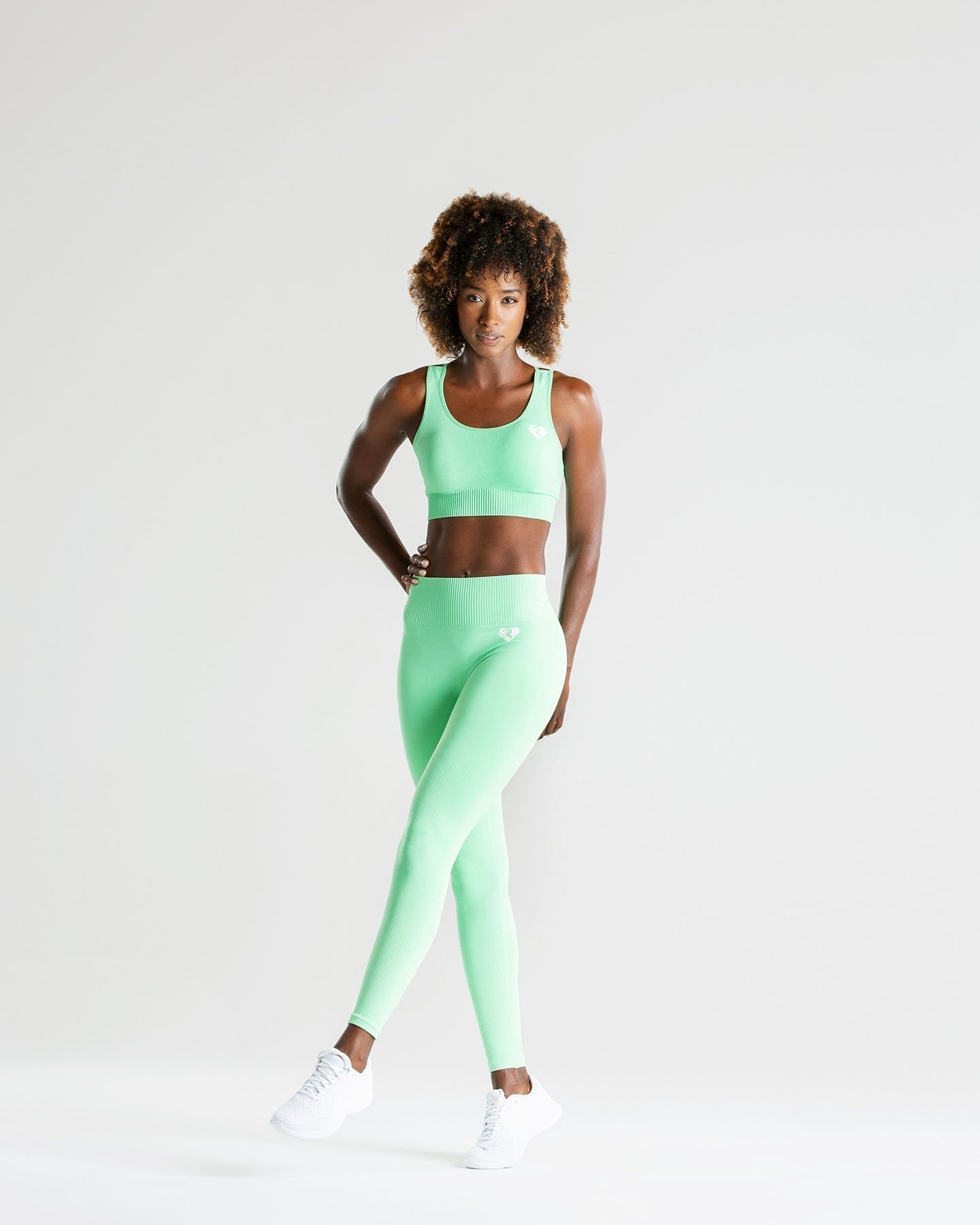 Power Seamless Leggings | Green Ash