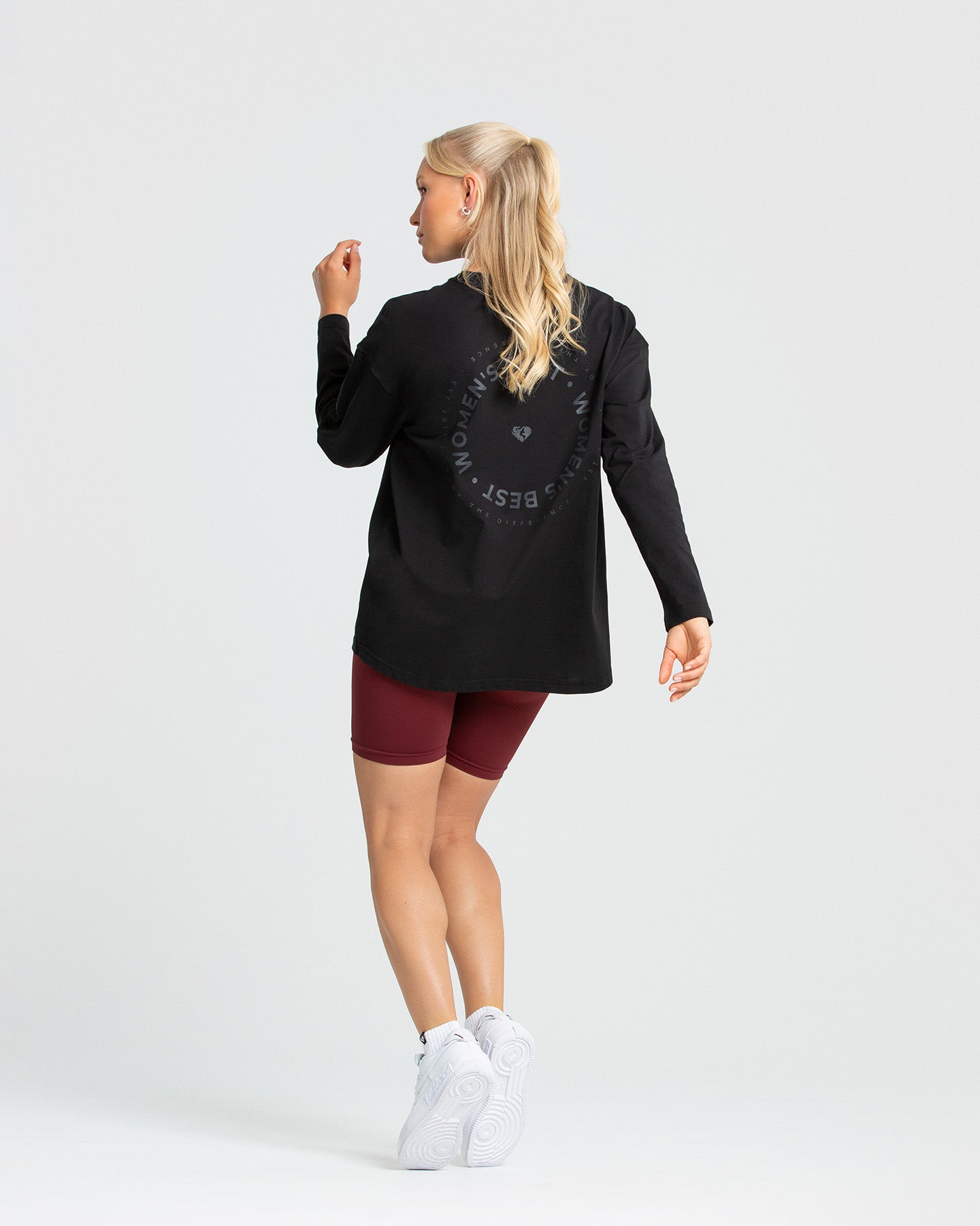 Comfort Oversized Long Sleeve T-Shirt | Black