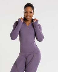 Renew Seamless Long Sleeve Top | Frosted Lilac