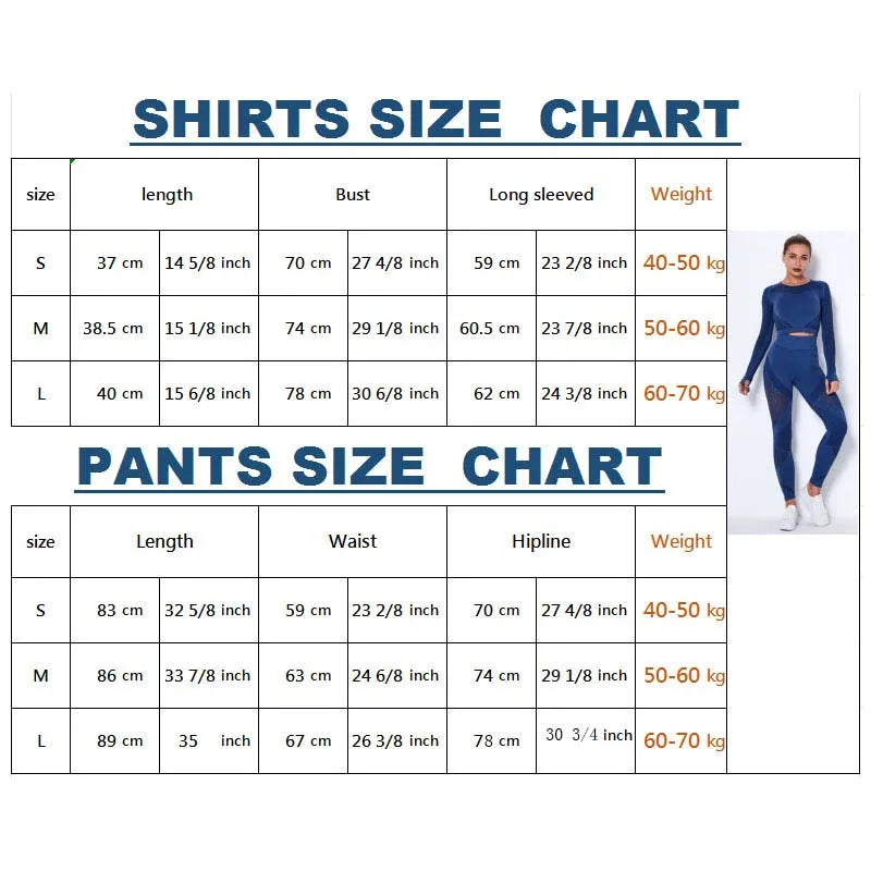 Autumn and Winter Long Sleeved Sports Seamless Quick Drying Women Sportswear Yoga Set High Waist Leggings for Fitness Suit