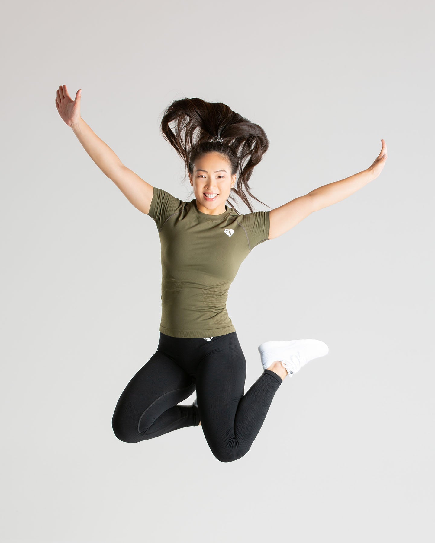 Power Seamless T-Shirt | Khaki